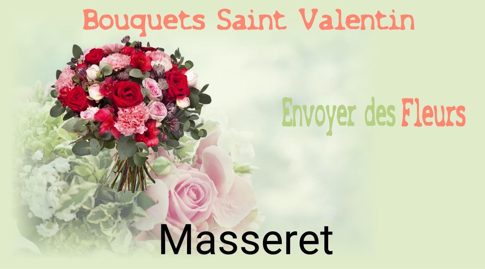 Roses de Saint-Valentin livrées à Masseret